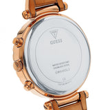Buy Shop Guess Solstice Diamonds Rose Gold Dial Rose Gold Steel Strap Watch for Women - GW0403L3 USA Online