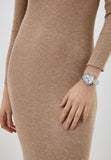 Buy Shop Guess Solstice Diamonds Silver Dial Silver Steel Strap Watch for Women - GW0403L1 USA Online