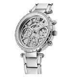 Buy Shop Guess Solstice Diamonds Silver Dial Silver Steel Strap Watch for Women - GW0403L1 USA Online