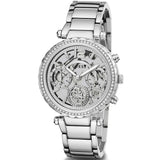 Buy Shop Guess Solstice Diamonds Silver Dial Silver Steel Strap Watch for Women - GW0403L1 USA Online