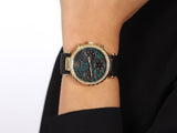 Buy Shop Guess Solstice Green Dial Black Rubber Strap Watch for Women - GW0113L1 USA Online