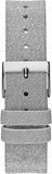Buy Shop Guess Sparkle Butterfly White Dial Silver Leather Strap Watch For Women - GW0008L1 USA Online