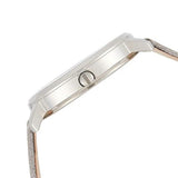 Buy Shop Guess Sparkle Butterfly White Dial Silver Leather Strap Watch For Women - GW0008L1 USA Online