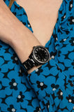 Buy Shop Guess Sparkler Diamonds Black Dial Black Steel Strap Watch for Women - GW0111L4 USA Online