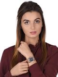 Buy Shop Guess Sparkler Diamonds Black Dial Rose Gold Steel Strap Watch for Women - GW0111L3 USA Online