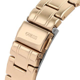 Buy Shop Guess Sparkler Diamonds Black Dial Rose Gold Steel Strap Watch for Women - GW0111L3 USA Online