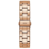 Buy Shop Guess Sparkler Diamonds Black Dial Rose Gold Steel Strap Watch for Women - GW0111L3 USA Online
