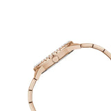 Buy Shop Guess Sparkler Diamonds Black Dial Rose Gold Steel Strap Watch for Women - GW0111L3 USA Online