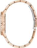 Buy Shop Guess Sparkler Diamonds Black Dial Rose Gold Steel Strap Watch for Women - GW0111L3 USA Online