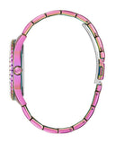 Buy Shop Guess Sparkler Silver Dial Purple Steel Strap Watch For Women - GW0111L5 USA Online