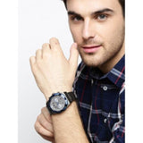 Buy Shop Guess Sport Analog Grey Dial Grey Steel Strap Watch for Men - W0377G5 USA Online
