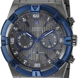 Buy Shop Guess Sport Analog Grey Dial Grey Steel Strap Watch for Men - W0377G5 USA Online