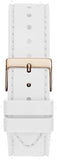 Buy Shop Guess Sport Multifunction Crystals Rose Gold Dial White Rubber Strap Watch For Women - GW0439L3 USA Online
