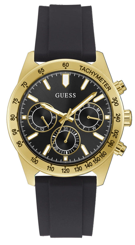 Buy Shop Guess Sport Multifunctional Black Dial Black Rubber Strap Watch for Men - GW0332G2 USA Online
