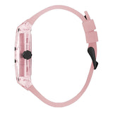 Buy Shop Guess Sporting Black Dial Pink Rubber Strap Watch for Men - GW0032G1 USA Online