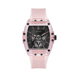 Buy Shop Guess Sporting Black Dial Pink Rubber Strap Watch for Men - GW0032G1 USA Online