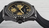 Buy Shop Guess Starlight Black Dial Black Rubber Strap Watch for Women - W0846L1 USA Online