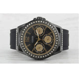 Buy Shop Guess Starlight Black Dial Black Rubber Strap Watch for Women - W0846L1 USA Online