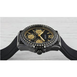 Buy Shop Guess Starlight Black Dial Black Rubber Strap Watch for Women - W0846L1 USA Online