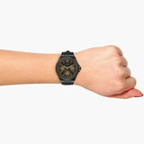 Buy Shop Guess Starlight Black Dial Black Rubber Strap Watch for Women - W0846L1 USA Online