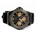 Buy Shop Guess Starlight Black Dial Black Rubber Strap Watch for Women - W0846L1 USA Online