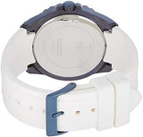 Buy Shop Guess Starlight Diamonds Silver Dial White Rubber Strap Watch for Women - W0846L7 USA Online