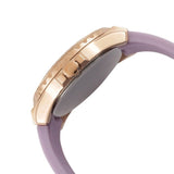 Buy Shop Guess Starlight Diamonds White Dial Purple Rubber Strap Watch for Women - W0846L6 USA Online