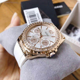 Buy Shop Guess Starlight Diamonds White Dial White Rubber Strap Watch for Women - W0846L5 USA Online