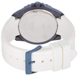 Buy Shop Guess Starlight Multifunction Diamonds White Dial White Rubber Strap Watch for Women - W0846L8 USA Online