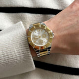 Buy Shop Guess Sunray Multifunction Silver Dial Two Tone Steel Strap Watch for Women - GW0616L2 USA Online