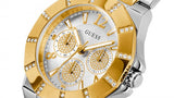 Buy Shop Guess Sunray Multifunction Silver Dial Two Tone Steel Strap Watch for Women - GW0616L2 USA Online