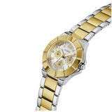 Buy Shop Guess Sunray Multifunction Silver Dial Two Tone Steel Strap Watch for Women - GW0616L2 USA Online
