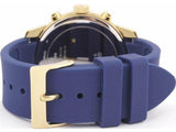 Buy Shop Guess Sunrise Blue Dial with Diamonds Blue Rubber Strap Watch For Women - W0616L2 USA Online