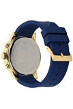 Buy Shop Guess Sunrise Blue Dial with Diamonds Blue Rubber Strap Watch For Women - W0616L2 USA Online