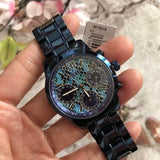 Buy Shop Guess Sunrise Multifunction Blue Dial Blue Steel Strap Watch for Women - W0448L10 USA Online