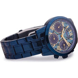Buy Shop Guess Sunrise Multifunction Blue Dial Blue Steel Strap Watch for Women - W0448L10 USA Online