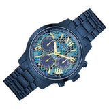Buy Shop Guess Sunrise Multifunction Blue Dial Blue Steel Strap Watch for Women - W0448L10 USA Online