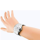 Buy Shop Guess Sunrise Multifunction Quartz White Dial Silver Steel Strap Watch For Women - W0330L3 USA Online