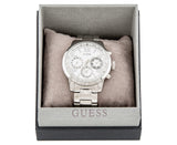 Buy Shop Guess Sunrise Multifunction Quartz White Dial Silver Steel Strap Watch For Women - W0330L3 USA Online