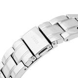 Buy Shop Guess Sunrise Multifunction Quartz White Dial Silver Steel Strap Watch For Women - W0330L3 USA Online