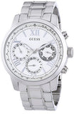 Buy Shop Guess Sunrise Multifunction Quartz White Dial Silver Steel Strap Watch For Women - W0330L3 USA Online