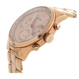 Buy Shop Guess Sunrise Quartz Rose Gold Dial Rose Gold Steel Strap Watch For Women - W0330L2 USA Online