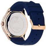 Buy Shop Guess Swirl Analog Quartz White Dial Blue Rubber Strap Watch for Women - W1096L4 USA Online