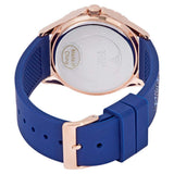 Buy Shop Guess Swirl Analog Quartz White Dial Blue Rubber Strap Watch for Women - W1096L4 USA Online