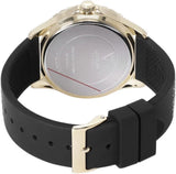 Buy Shop Guess Swirl Quartz Black Dial Black Silicone Strap Watch for Women - W1096L3 USA Online