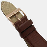 Buy Shop Guess Tailor Analog Blue Dial Brown Leather Strap Watch for Men - GW0389G3 USA Online