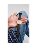 Buy Shop Guess Tailor Gold Dial Black Leather Strap Watch for Men - GW0389G2 USA Online