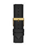 Buy Shop Guess Tailor Gold Dial Black Leather Strap Watch for Men - GW0389G2 USA Online