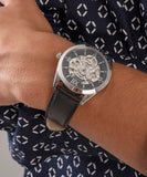 Buy Shop Guess Tailor Multifunction Black Dial Black Leather Strap Watch for Men - GW0389G1 USA Online