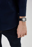 Buy Shop Guess Tailor Multifunction Black Dial Black Leather Strap Watch for Men - GW0389G1 USA Online